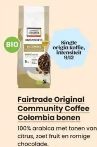 Albert Heijn Fairtrade Original Community Coffee Colombia bonen aanbieding