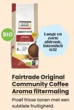 Albert Heijn Fairtrade Original Community Coffee Aroma filtermaling aanbieding