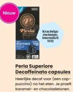 Albert Heijn Perla Superiore Decaffeinato capsules aanbieding