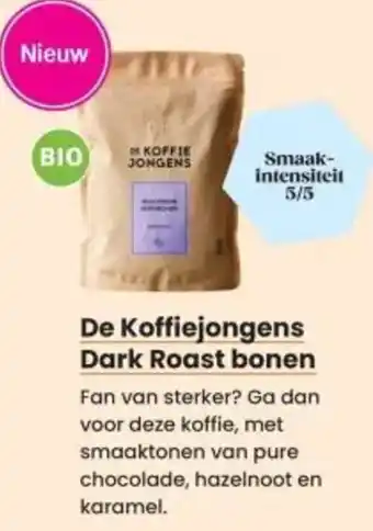 Albert Heijn De Koffiejongens Dark Roast bonen aanbieding