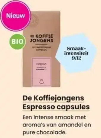 Albert Heijn De Koffiejongens Espresso capsules aanbieding