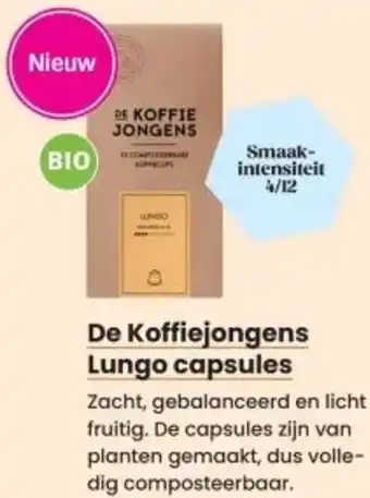 Albert Heijn De Koffiejongens Lungo capsules aanbieding