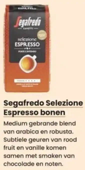 Albert Heijn Segafredo Selezione Espresso bonen aanbieding
