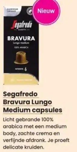 Albert Heijn Segafredo Bravura Lungo Medium capsules aanbieding
