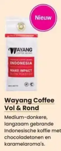 Albert Heijn Wayang Coffee Vol & Rond aanbieding