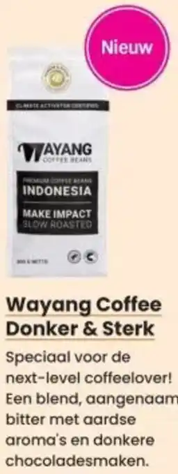 Albert Heijn Wayang Coffee Donker & Sterk aanbieding