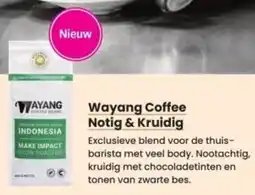 Albert Heijn Wayang Coffee Notig & Kruidig aanbieding