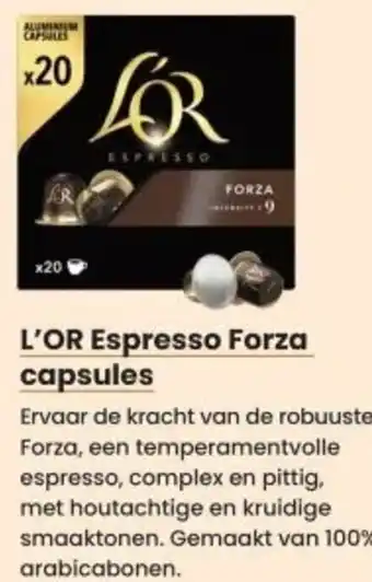 Albert Heijn L'OR Espresso Forza capsules aanbieding