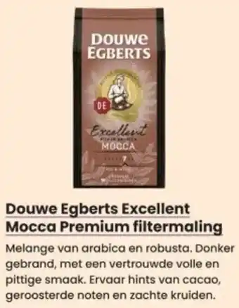 Albert Heijn Douwe Egberts Excellent Mocca Premium filtermaling aanbieding