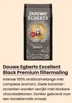 Albert Heijn Douwe Egberts Excellent Black Premium filtermaling aanbieding