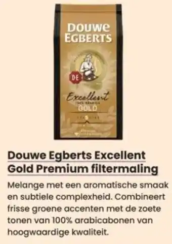 Albert Heijn Douwe Egberts Excellent Gold Premium filtermaling aanbieding