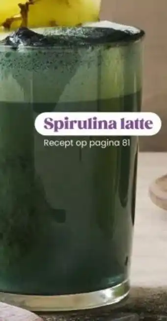 Albert Heijn Spirulina latte aanbieding