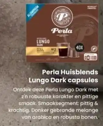 Albert Heijn Perla Huisblends Lungo Dark capsules aanbieding