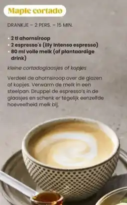 Albert Heijn Maple cortado aanbieding