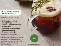 Albert Heijn Sparkling honey Americano aanbieding