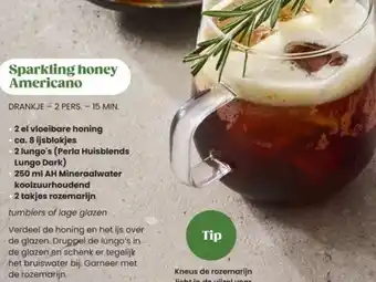 Albert Heijn Sparkling honey Americano aanbieding