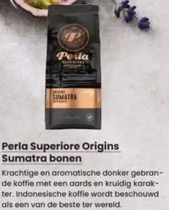Albert Heijn Perla Superiore Origins Sumatra bonen aanbieding