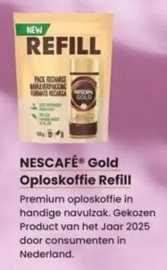 Albert Heijn NESCAFÉ Gold Oploskoffie Refill aanbieding
