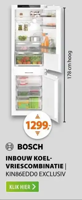 Expert Bosch KIN86EDD0 EXCLUSIV aanbieding