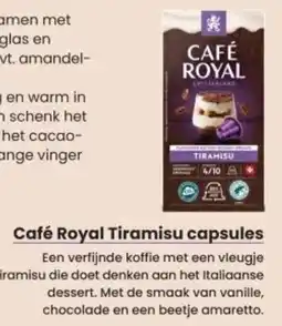 Albert Heijn Café Royal Tiramisu capsules aanbieding