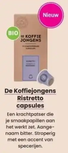 Albert Heijn De Koffiejongens Ristretto capsules aanbieding