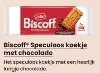 Albert Heijn Biscoff Speculoos koekje met chocolade aanbieding
