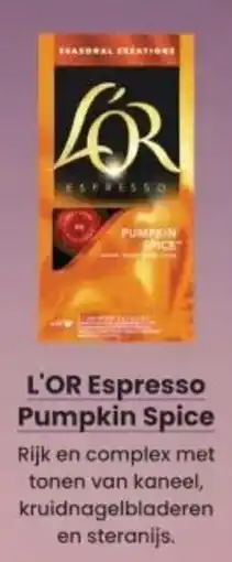Albert Heijn L'OR Espresso Pumpkin Spice aanbieding