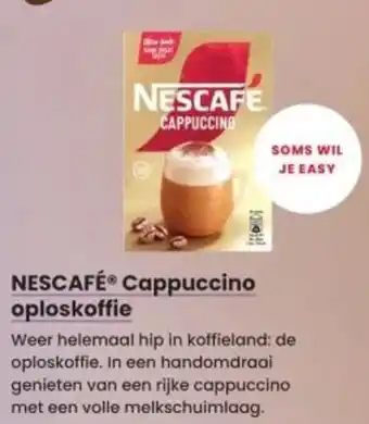 Albert Heijn NESCAFÉ Cappuccino oploskoffie aanbieding