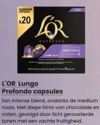 Albert Heijn L'OR Lungo Profondo capsules aanbieding