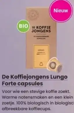 Albert Heijn De Koffiejongens Lungo Forte capsules aanbieding