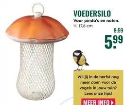 GroenRijk Voedersilo Voor pinda's en noten. aanbieding