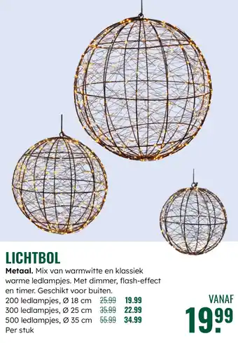GroenRijk Lichtbol aanbieding