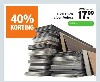 GAMMA Pvc click vloer volera aanbieding