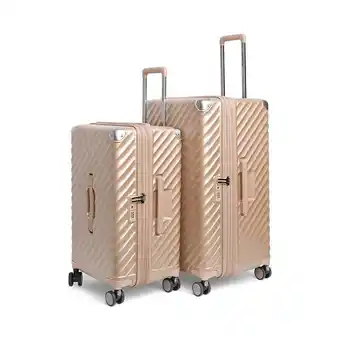 ANWB Carryon Trunk Luxe Kofferset 2-delig Champagne aanbieding