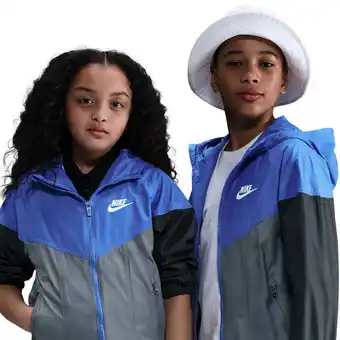 Foot Locker Nike Repellent Windrunner Jassen Kinder - Blauw - Maat 122 - 128 CM aanbieding