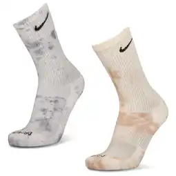 Foot Locker Nike Crew 2 Pack Sokken Unisex - Grijs - Maat 38 - 42 aanbieding