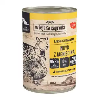 Zooplus Wiejska Zagroda Dog 12 x 400 g - Kalkoen & Lam aanbieding