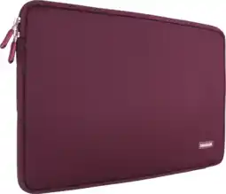 Coolblue BlueBuilt Laptophoes voor Apple MacBook Air 13 inch Rood aanbieding