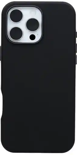 Coolblue Otterbox Symmetry Apple iPhone 16 Pro Max Back Cover met MagSafe Magneet Leer Zwart aanbieding