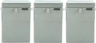 Coolblue Brabantia Wasboxen Green Triple Pack aanbieding