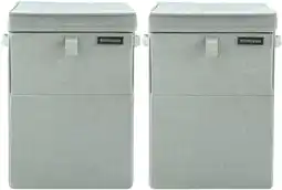 Coolblue Brabantia Wasboxen Green Duo Pack aanbieding