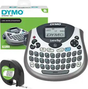 Coolblue DYMO LetraTag LT-100T Labelprinter Qwerty + tape aanbieding
