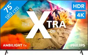 Coolblue Philips Ambilight 75'' MLED950 4K (2025) aanbieding