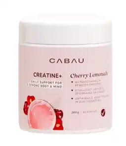 De Online Drogist Cabau Creatine+ Cherry Lemonade Poeder aanbieding