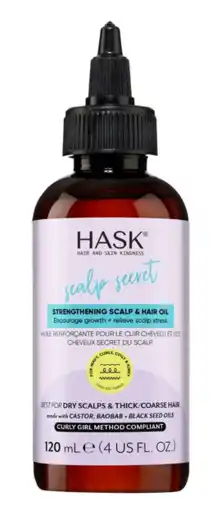 De Online Drogist Hask Scalp Secret Strengthening Scalp & Hair Oil aanbieding