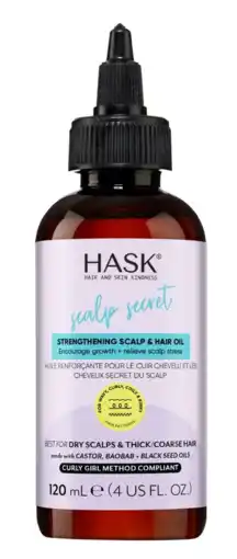 De Online Drogist Hask Scalp Secret Strengthening Scalp & Hair Oil aanbieding