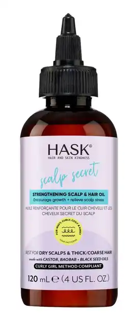 De Online Drogist Hask Scalp Secret Strengthening Scalp & Hair Oil aanbieding