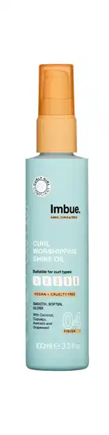 De Online Drogist Imbue. Curl Worshipping Shine Oil aanbieding