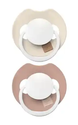 De Online Drogist Difrax LOVI Fopspeen Dynamisch 6-18 m Prime Glow Ivory Blush aanbieding