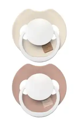 De Online Drogist Difrax LOVI Fopspeen Dynamisch 6-18 m Prime Glow Ivory Blush aanbieding